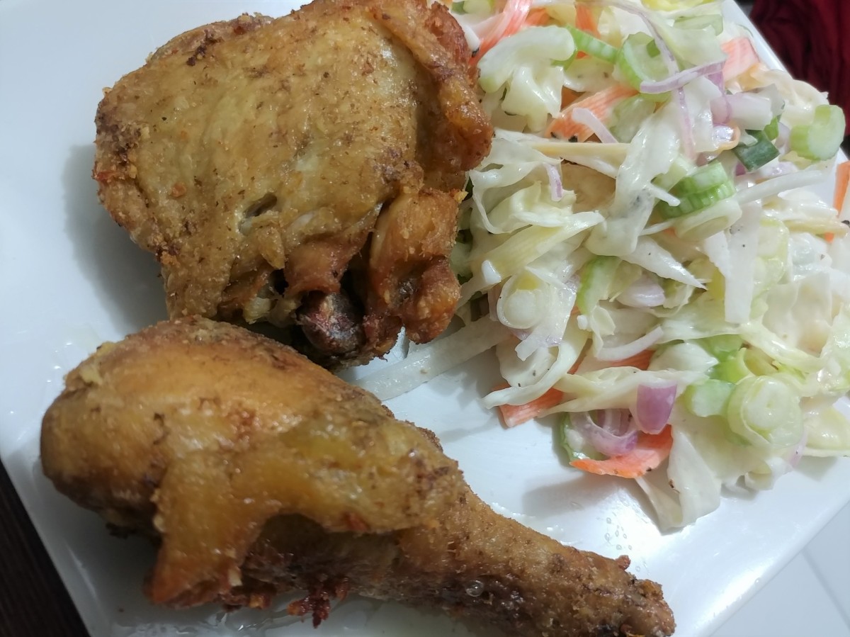 Yellow Spiced Fried Chicken